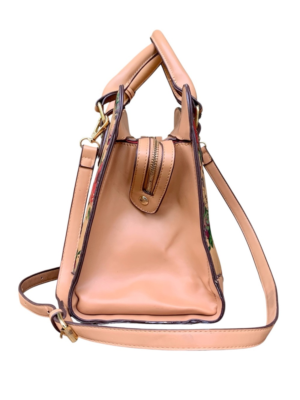 Adrienne Vittadini Studio Floral Design Satchel - Picture 5 of 15